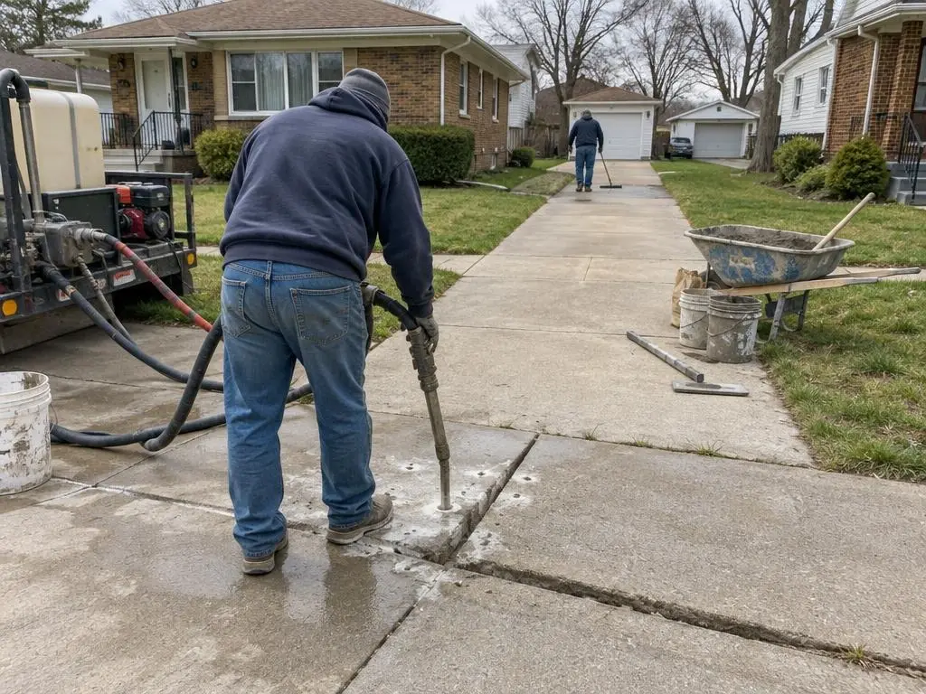 Concrete Repair & Leveling in Taylor, MI